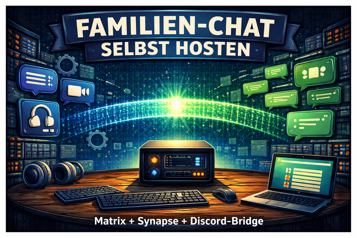 Eigener Familien-Chat mit Matrix, Synapse und Discord-Bridge